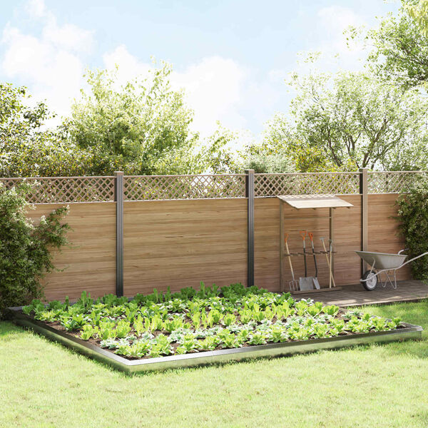 vidaXL Recinzioni per lumache 20 pcs Argento Acciaio inossidabile