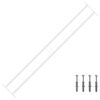 vidaXL Griglia di Sicurezza per Finestre con 2 Traverse 93-174 cm