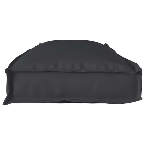 vidaXL Cuscino Nero 110 x 40 x 8 cm Tessuto Oxford