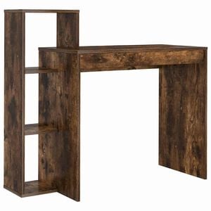 vidaXL Scrivania Rovere fum&eacute; Legno ingegnerizzato 100 x 40 x 90 cm