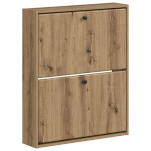 vidaXL Mobiletto per Scarpe da Muro BREDA 71 x 17 x 86 cm