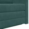 vidaXL Divano letto 110cm Verde Scuro Velluto