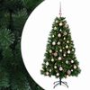 vidaXL Albero di Natale artificiale con palline 120 cm 150 LED