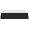 vidaXL Struttura Letto Pouf con Materassi Nero 160x200 cm in Velluto