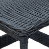 vidaXL Set Divani da Giardino 3 pz con Cuscini Polyrattan Grigio Scuro