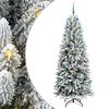 vidaXL Albero di Natale artificiale Bianco 210 cm