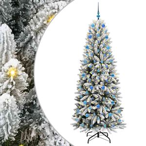 vidaXL Albero di Natale artificiale Bianco 210 cm