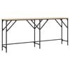 vidaXL Tavolo Consolle Rovere Sonoma 180x29x75 cm in Legno Multistrato