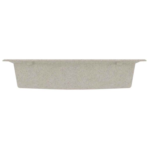 vidaXL Lavello da cucina Beige 79 x 50 x 31 cm Granito