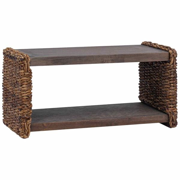 vidaXL Tavolo laterale Naturale 44.5 x 45 x 45 cm