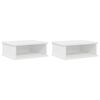 vidaXL Comodino 2 pcs Bianco 40 x 31 x 15 cm Legno multistrato