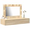 vidaXL Tavolo da Trucco Marrone 100 x 40 x 70 cm Legno multistrato