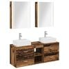 vidaXL Set di mobili per il bagno 5 pcs Legno antico