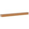 vidaXL Letto rialzato da giardino Marrone Chiaro 485 x 50 x 36 cm