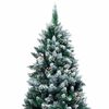 vidaXL Albero di Natale artificiale con 300 LED Verde 210 cm