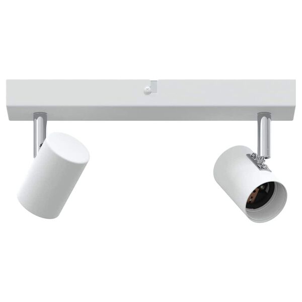 vidaXL Faretto da soffitto Bianco 26 x 6.5 x 11.5 cm Acciaio