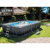 Intex Set Piscina Ultra XTR Frame Rettangolare 732x366x132 cm
