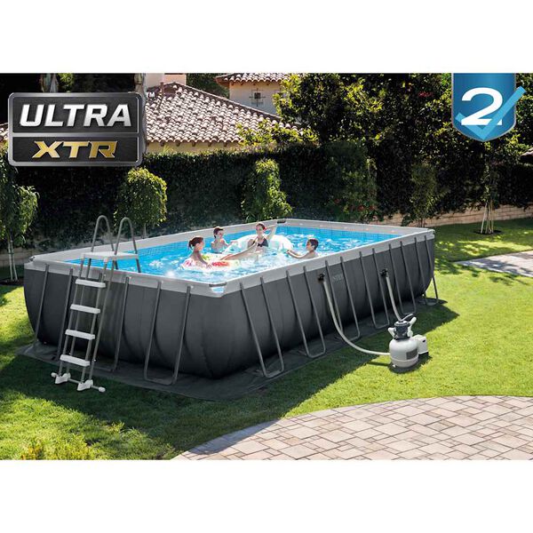 Intex Set Piscina Ultra XTR Frame Rettangolare 732x366x132 cm