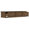 vidaXL Armadietto Parete Rovere Marrone 88x26x18,5cm Legno Multistrato