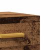 vidaXL Comodini a Muro 2 pz Legno Antico 35x35x20 cm