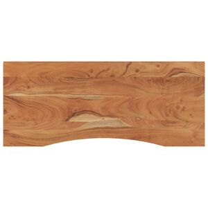 vidaXL Piano Scrivania 120x50x2,5cm Rettangolare Legno Massello Acacia