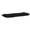 vidaXL Cuscino per panchina VIANEN 100% Poliestere Nero