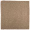 vidaXL Tappeto per uso interno ed esterno AGIRA Naturale 120 x 120 cm