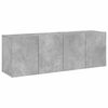 vidaXL Mobili TV a Parete 2pz Grigio Cemento 60x30x41 cm