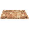 vidaXL Piano Tavolo Rettangolare 140x60x4 cm Legno Massello di Acacia