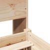 vidaXL Letto Libreria senza Materasso 120x200cm Legno Massello di Pino