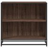vidaXL Libreria Rovere Marrone 80,5x35x76 cm in Legno Multistrato