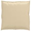 vidaXL Cuscino Beige 70 x 70 x 12 cm Tessuto Oxford