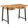 vidaXL Scrivania con Cassetti 105x55x70 cm Legno Massello Mango Ferro