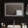 vidaXL Specchio da Bagno con Luci LED 70x50 cm