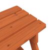 vidaXL Tavolo da Picnic per 4 Bambini con Foro Ombrellone Legno Abete