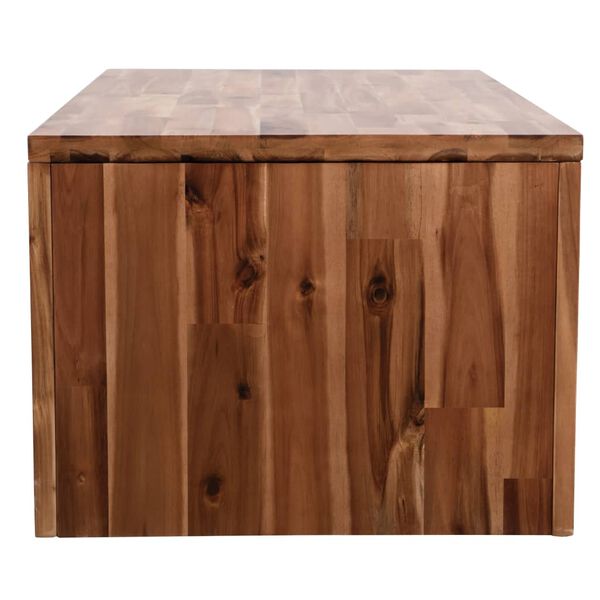 vidaXL Tavolino da Salotto in Legno Massello d'Acacia 90x50x37,5 cm
