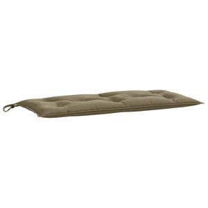 vidaXL Cuscino Panca Giardino Tortora M&eacute;lange 100x50x7 cm Tessuto