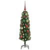 vidaXL Albero di Natale artificiale con 150 LED Verde 120 cm