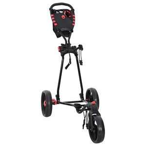 vidaXL Carrello da golf Nero 110 x 60 x 132 cm Ferro