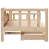 vidaXL Dormeuse con Cassetti 80x200 cm in Legno Massello di Pino