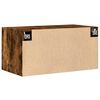 vidaXL Mobile a Parete Rovere Fumo 80x42,5x40 cm in Legno Multistrato