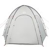 vidaXL Tenda da Piscina con tetto Grigio 366 x 305 x 231 cm