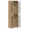 vidaXL Credenza Rovere artigianale 60 x 35 x 182 cm Legno multistrato