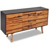 vidaXL Credenza in Legno di Acacia 115x35x70 cm