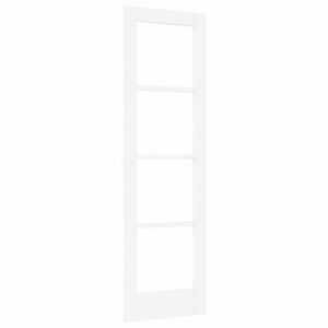 vidaXL Porta Interna ORKDAL Bianco Primed 61 x 198,5 cm