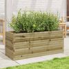 vidaXL Fioriera da Giardino 110x40x45,5 cm in Legno di Pino Impregnato