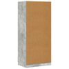 vidaXL Armadio Grigio Cemento 80x52x180 cm in Legno Multistrato