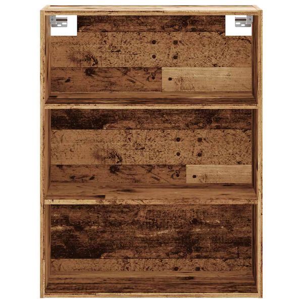 vidaXL Armadietto Pensile Legno Antico 69,5x32,5x90 cm