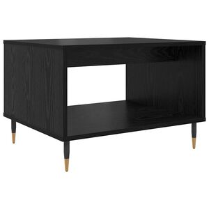vidaXL Tavolino da salotto Rovere nero 60 x 50 x 40 cm