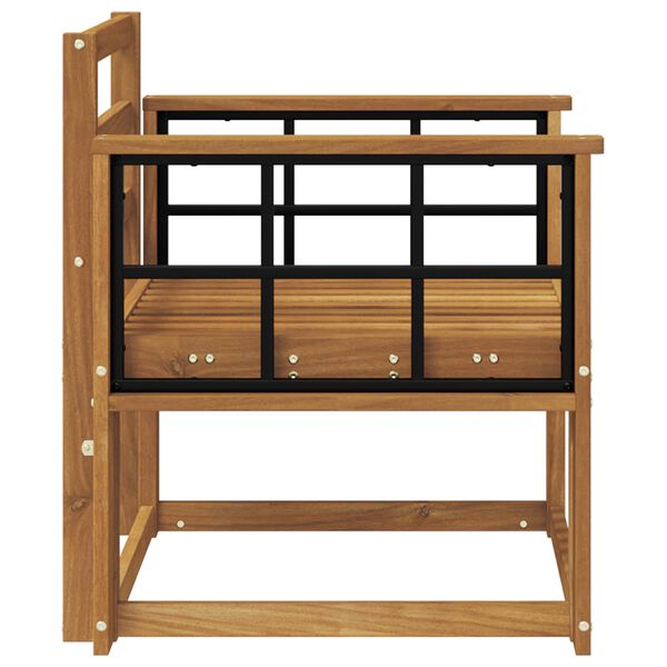 vidaXL Divano da esterno Legno di Acacia Massello Naturale